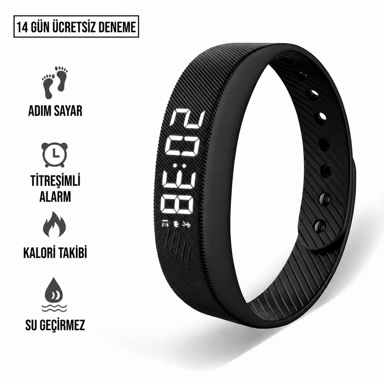 Titreşimli Akıllı Alarm Bileklik