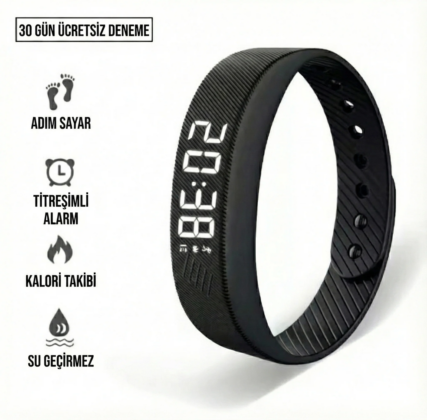 Titreşimli Akıllı Alarm Bileklik (E-Kitap Hediye)