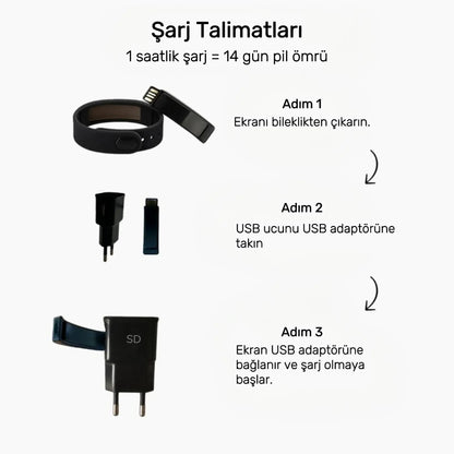 Titreşimli Alarm Bileklik